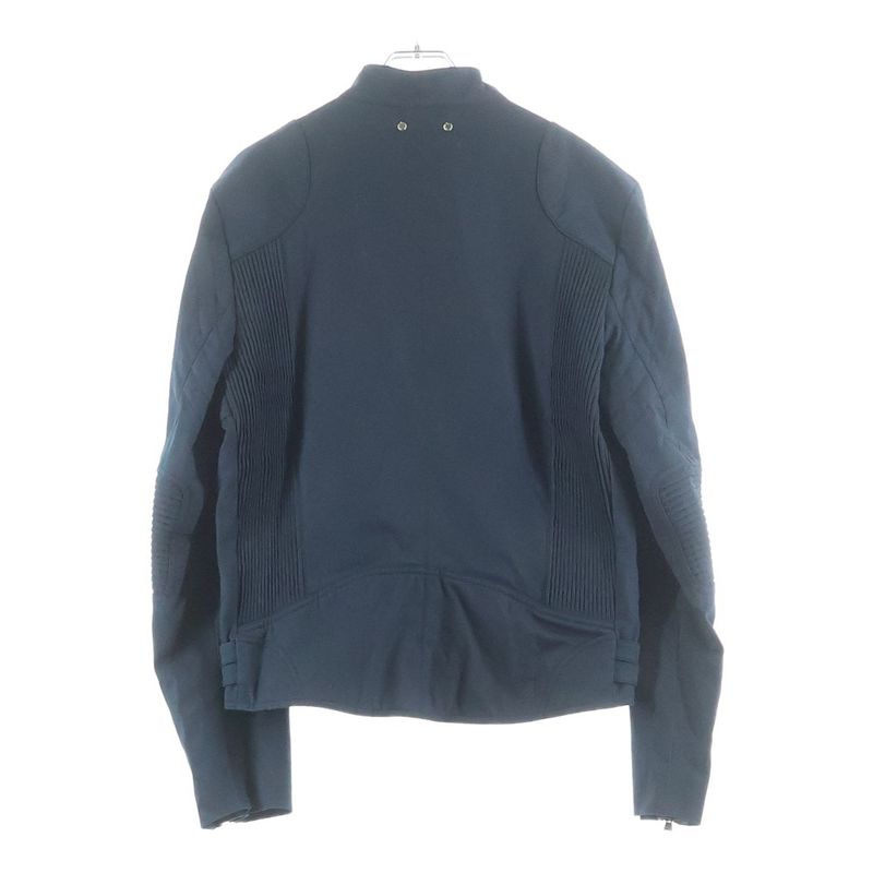 Louis Vuitton Cotton Zip Up Double Riders Jacket Black