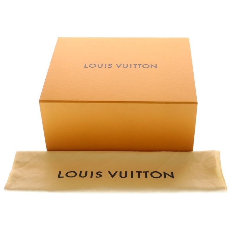 Louis Vuitton Monogram Reverse on the Go MM Tote Brown Leather