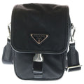 Prada Re-Nylon Shoulder Bag Black Nylon 2-Way