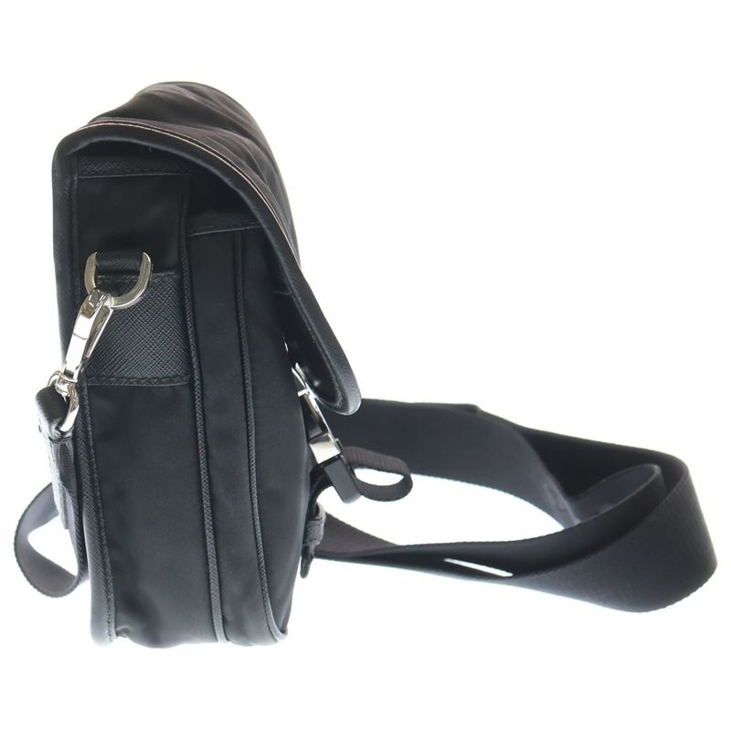 Prada Re-Nylon Shoulder Bag Black Nylon 2-Way