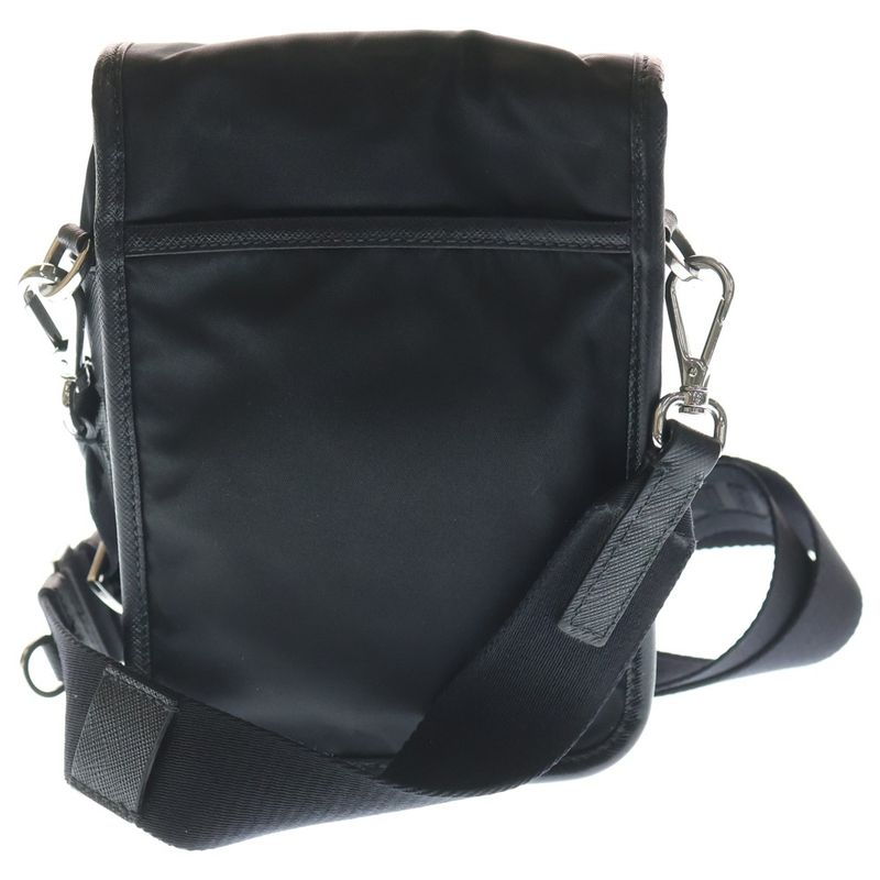 Prada Re-Nylon Shoulder Bag Black Nylon 2-Way