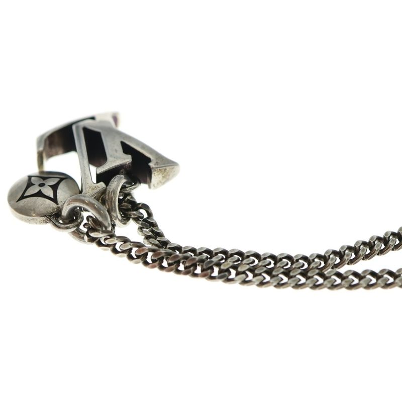 Louis Vuitton LV Seller Chain Necklace Silver