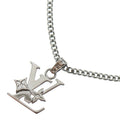 Louis Vuitton Monogram Low Chain Necklace Silver