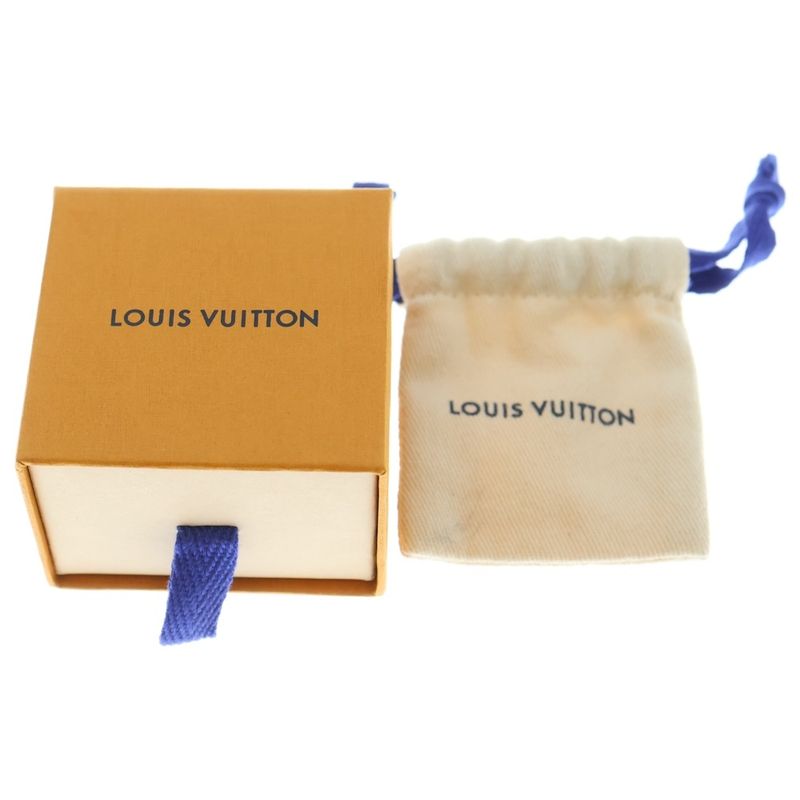 Louis Vuitton Monogram Low Chain Necklace Silver
