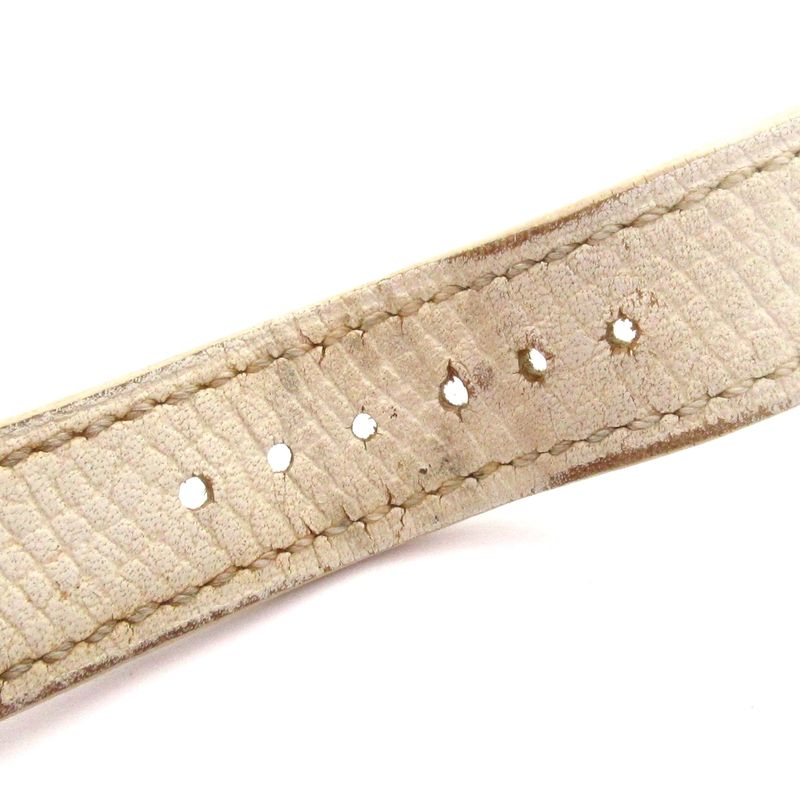 Hermes Watch Ivory Leather