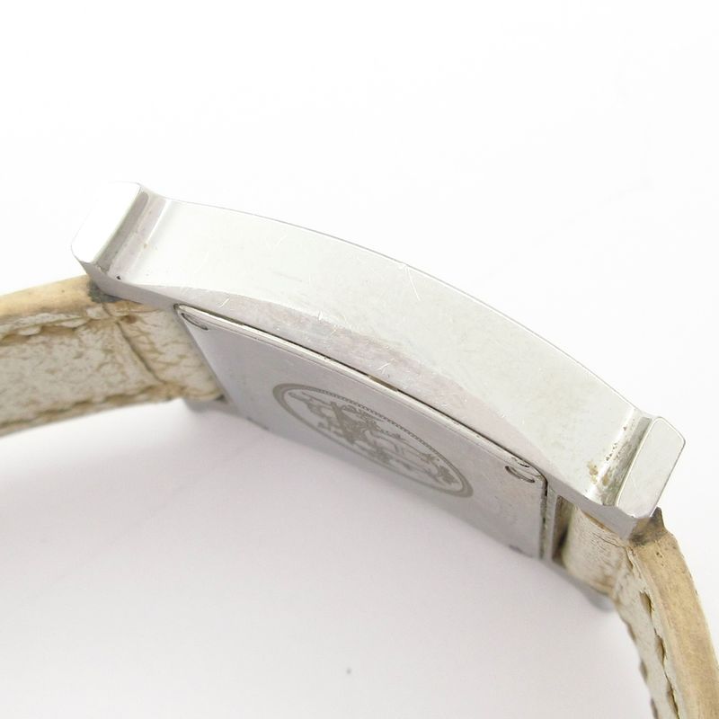 Hermes Watch Ivory Leather