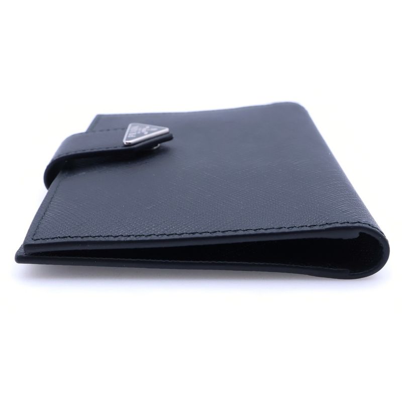 Prada Pass Case Saffiano Leather Passport Holder