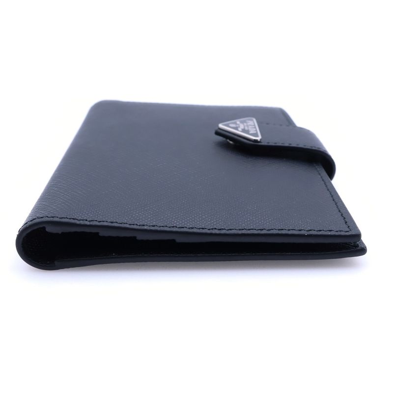 Prada Pass Case Saffiano Leather Passport Holder