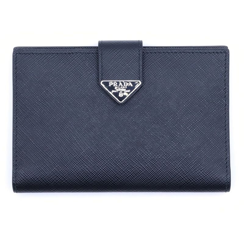 Prada Pass Case Saffiano Leather Passport Holder