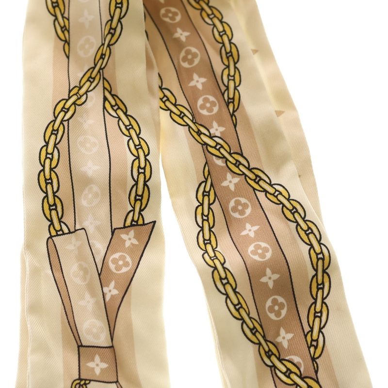 Louis Vuitton Bandeau BB Silk Scarf Beige