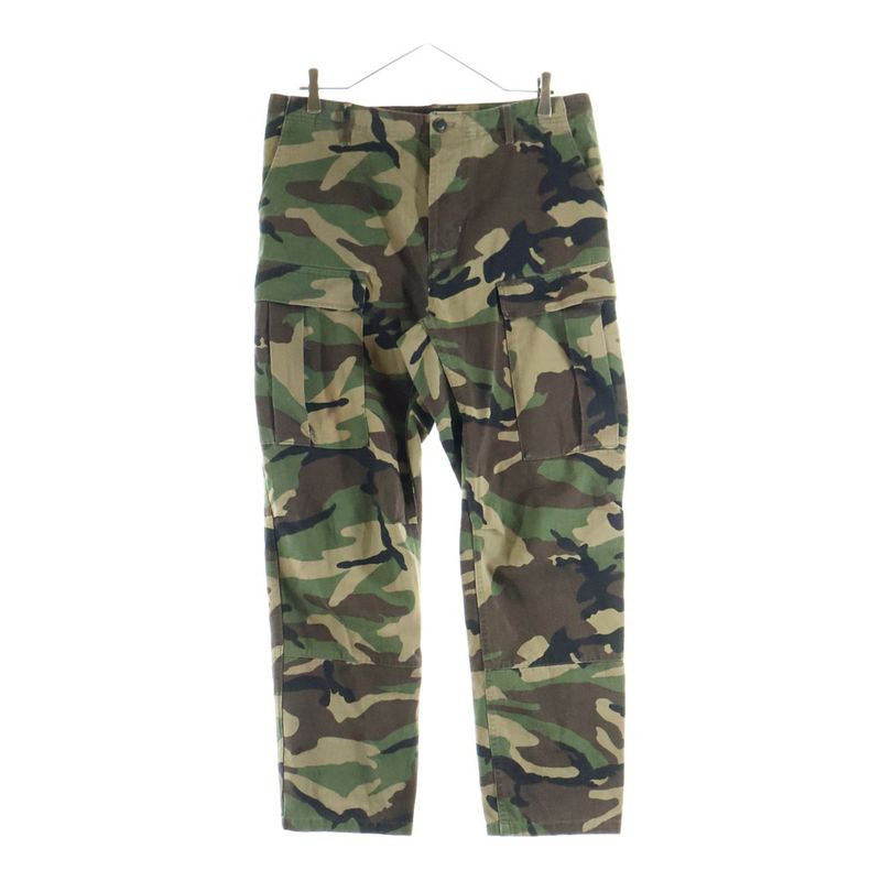 Balenciaga Cotton Cargo Pants Camouflage