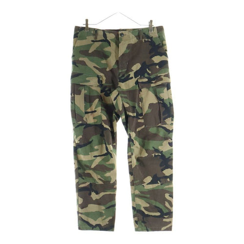 Balenciaga Cotton Cargo Pants Camouflage