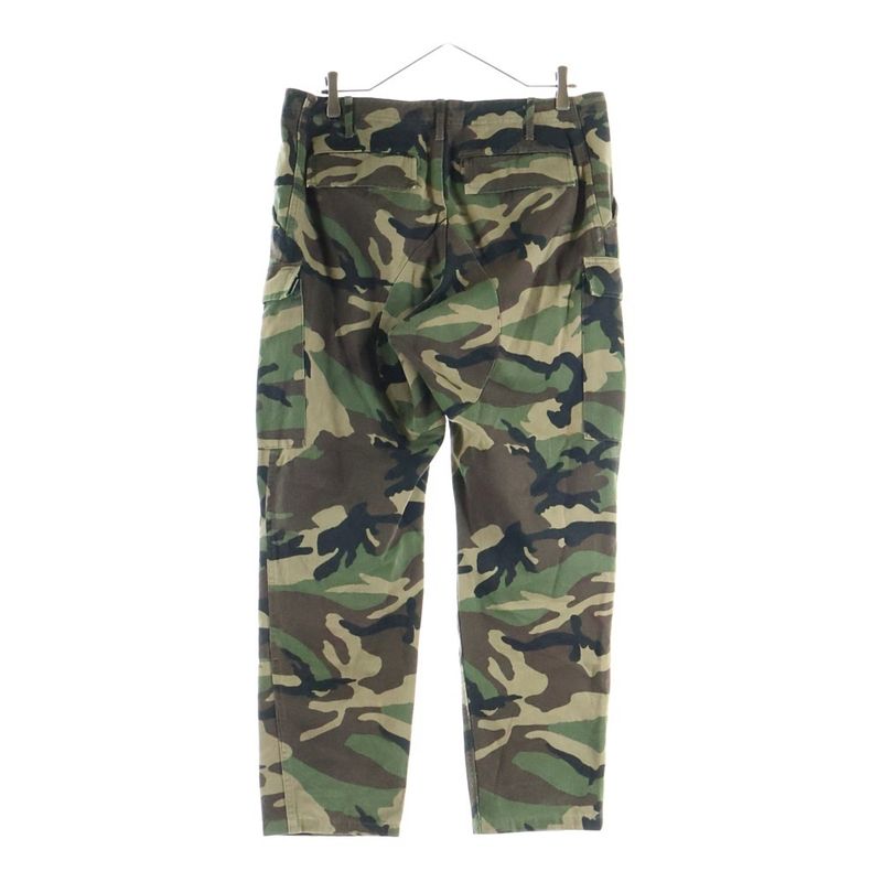 Balenciaga Cotton Cargo Pants Camouflage