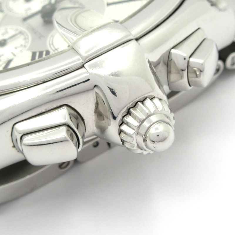 Cartier Watch Roadster Chronograph SS White Silver