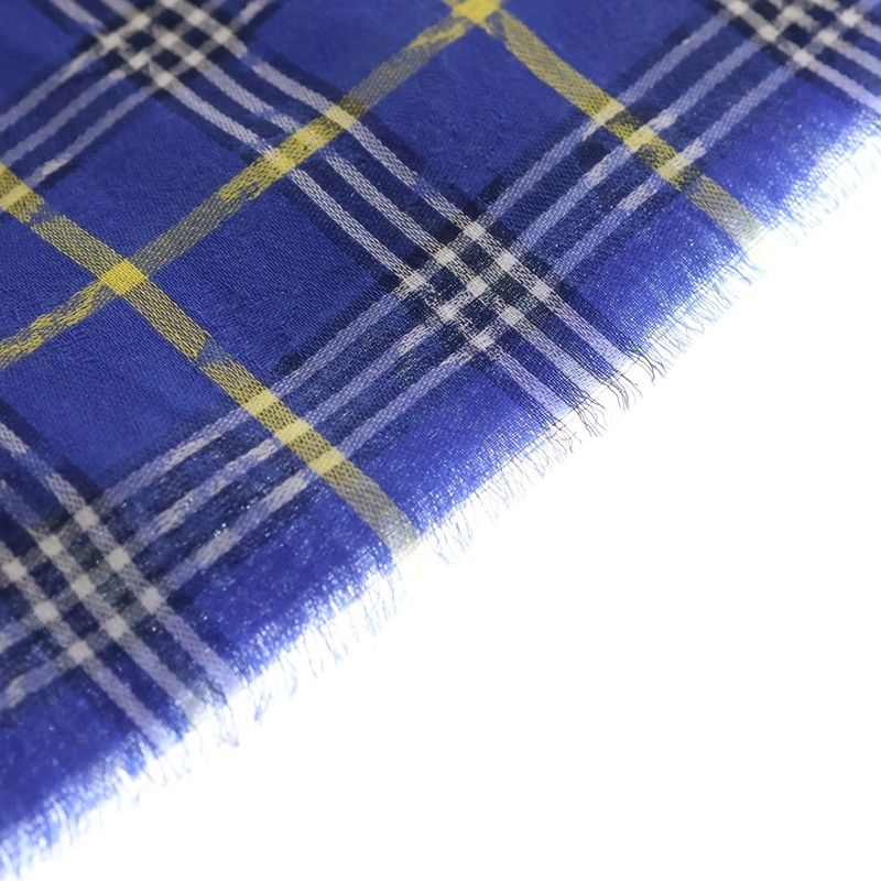 Louis Vuitton Monogram Plaid Shawl Blue