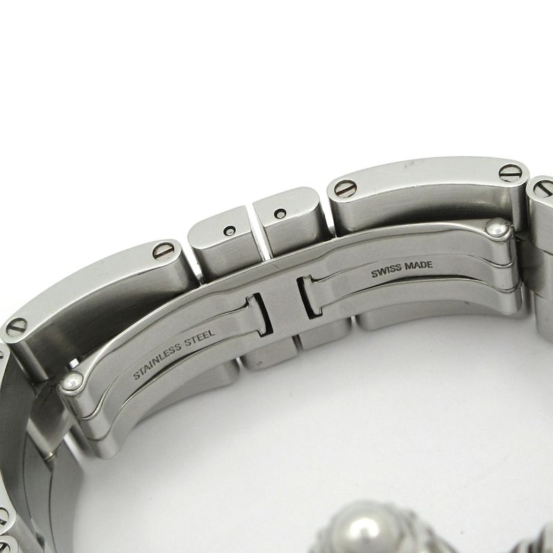 Cartier Watch Roadster Chronograph SS White Silver