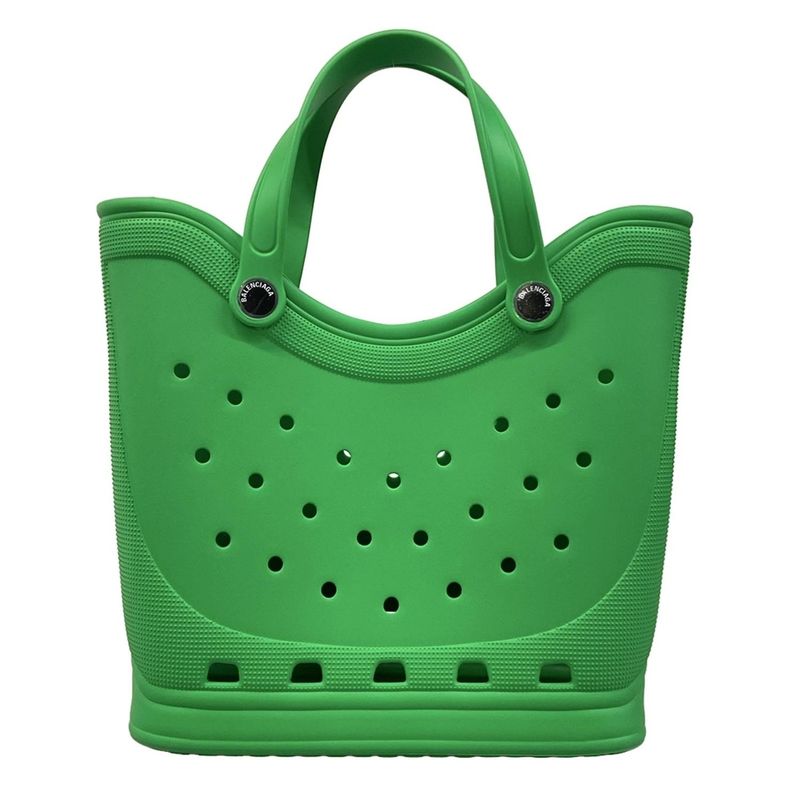 Balenciaga Tote Crocs Large Green
