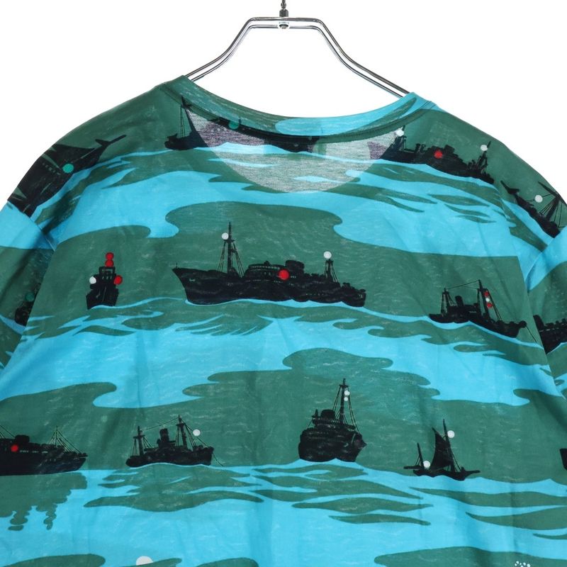 Hermes Ouvrard & Villars Allover Pattern Short Sleeve T-Shirt [category] Men's