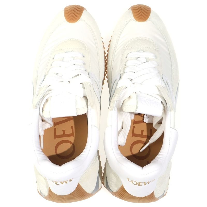Loewe Flow Runner Low Cut Sneakers White