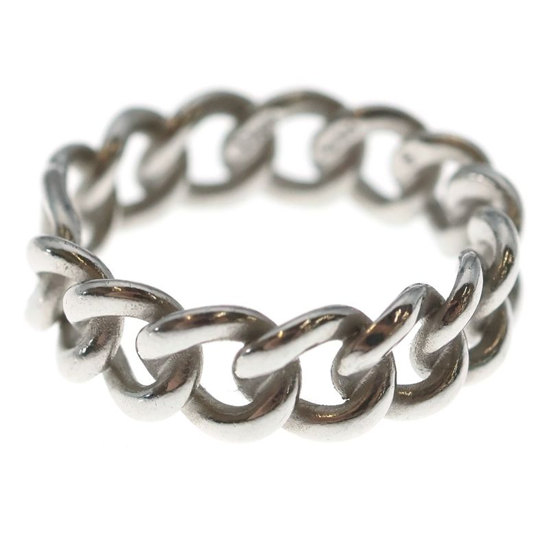 Dior Cdicon Chain Link Ring Silver