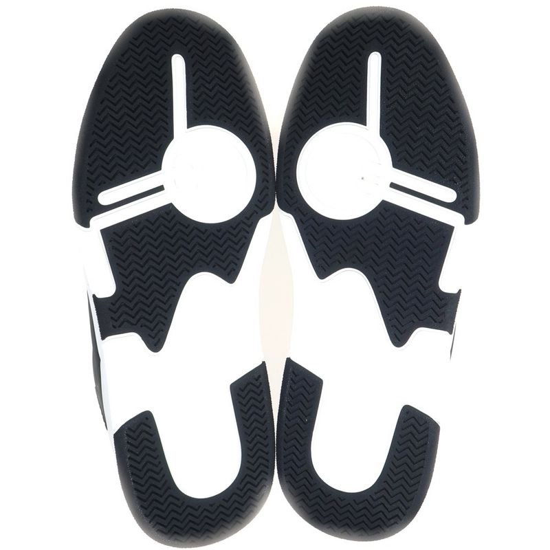 Celine Calfskin Mesh Lace Up Low Cut Sneakers Black