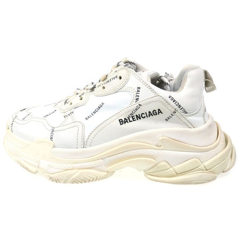 Balenciaga Triple S Sneaker S Logo All Over Pattern Low Cut Sneakers