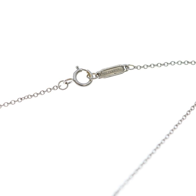 Tiffany & Co. Metro Horse Shoe Diamond Necklace 18K WG