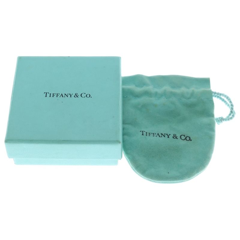 Tiffany & Co. Heart Locket Pendant Ball Chain Necklace Silver