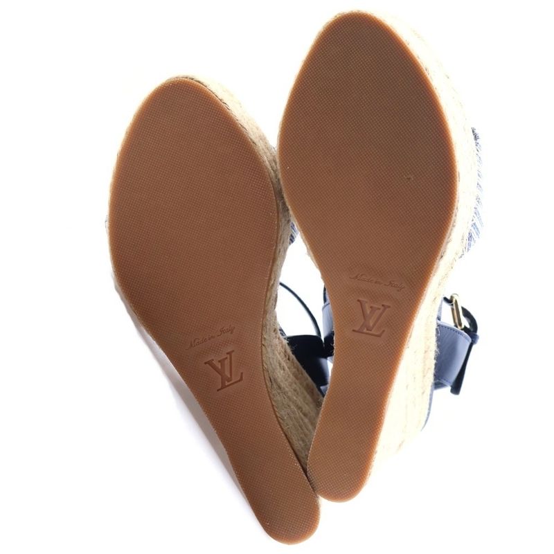 Louis Vuitton Sail Away Marine Sandals Navy