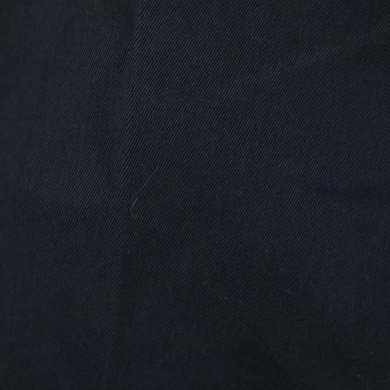 Prada Logo Patch Trousers Cotton Chino Pants Black