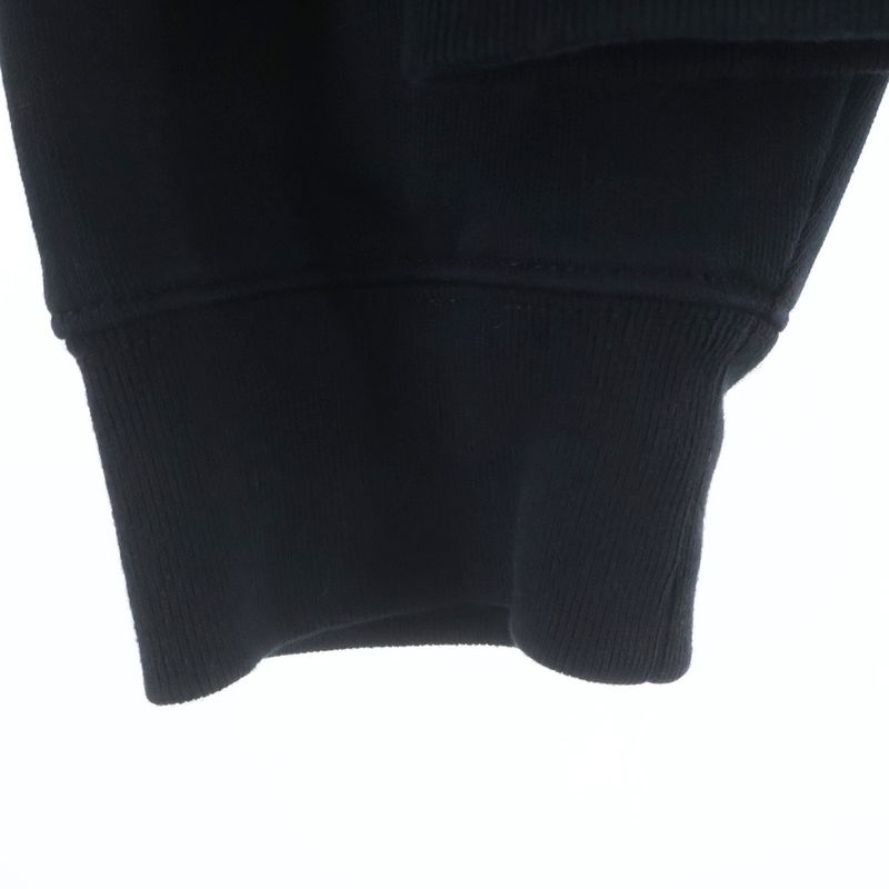 Loewe Anagram Embroidery Pullover Hoodie Black Sweater