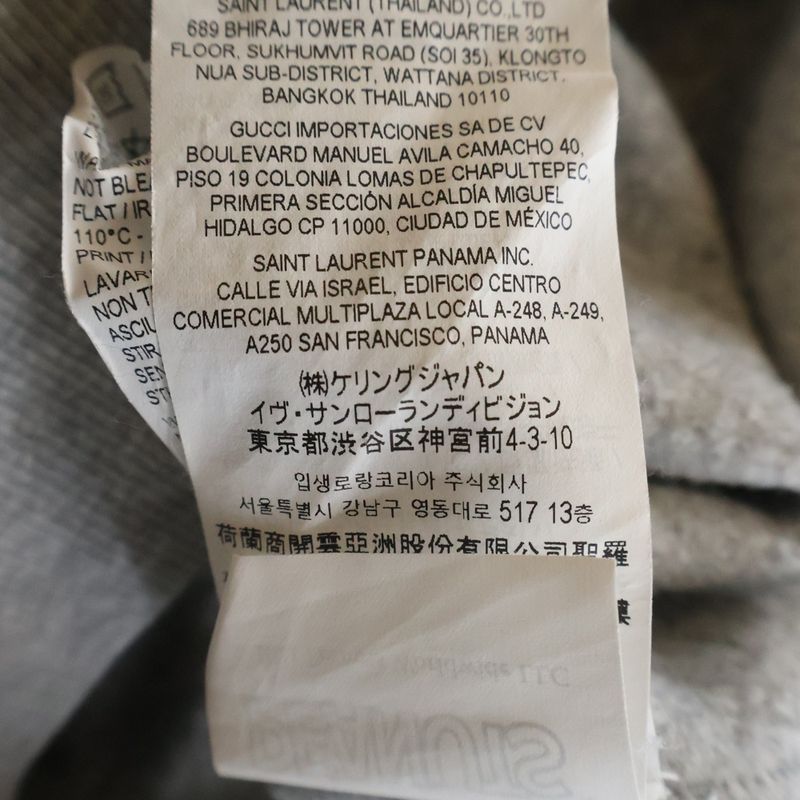 Saint Laurent Paris Peanuts Snoopy Print Crew Neck Long Sleeve Sneaker