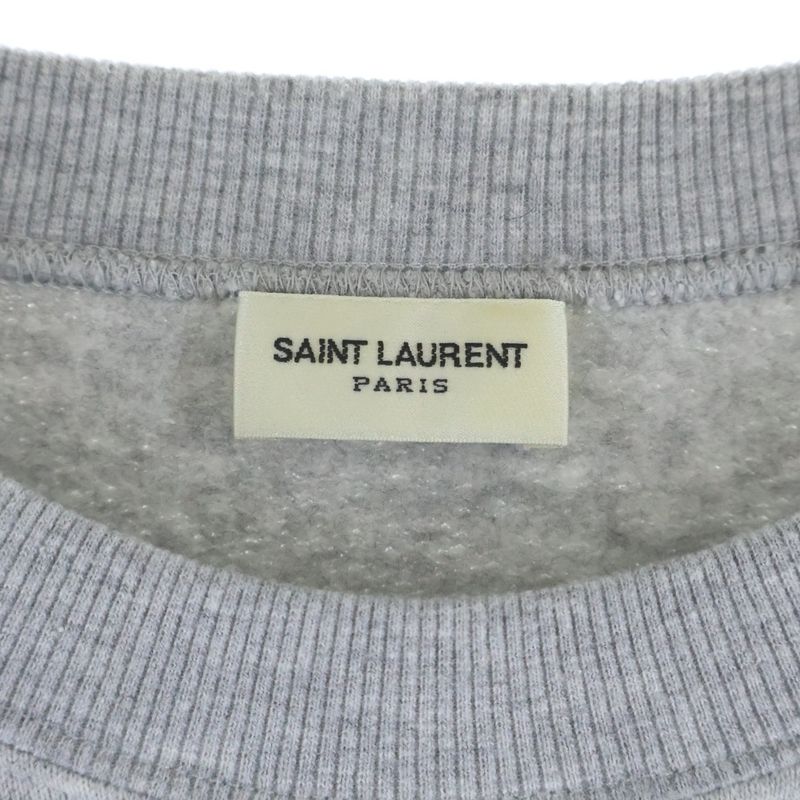 Saint Laurent Paris Peanuts Snoopy Print Crew Neck Long Sleeve Sneaker