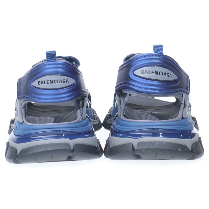 Balenciaga Track Sandal Sandals Velcro Shoes Gray Navy