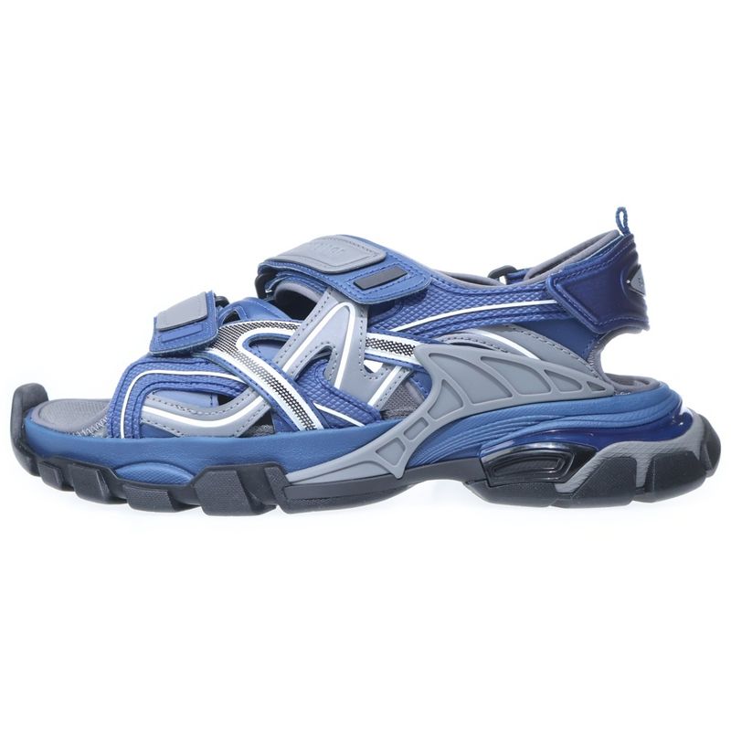Balenciaga Track Sandal Sandals Velcro Shoes Gray Navy