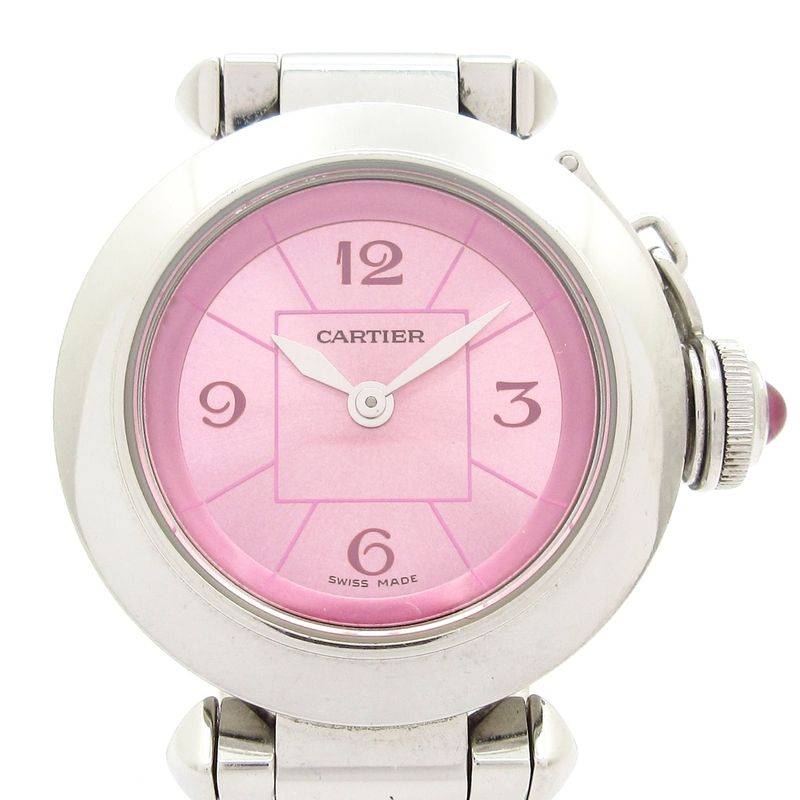 Cartier Watch Miss Pasha SS Anniversary Pieces Pink