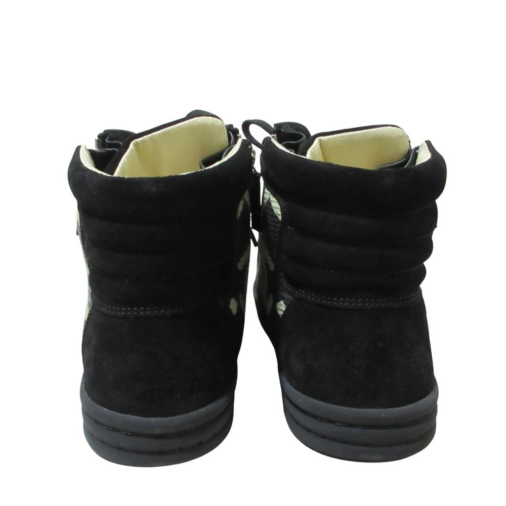 Chanel Paris Dallas Star CC Logo Double Zip High Cut Sneakers — view 3