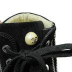Chanel Paris Dallas Star CC Logo Double Zip High Cut Sneakers — view 8