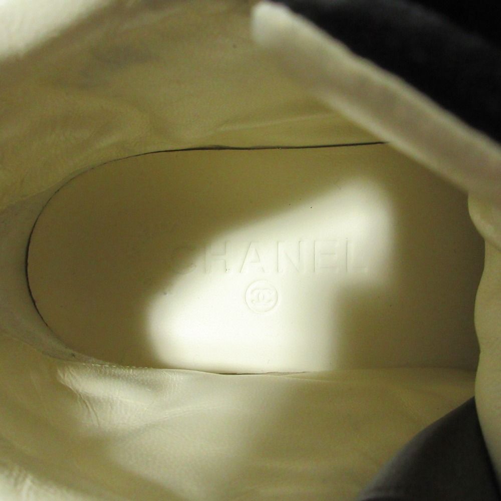 Chanel Paris Dallas Star CC Logo Double Zip High Cut Sneakers — view 4