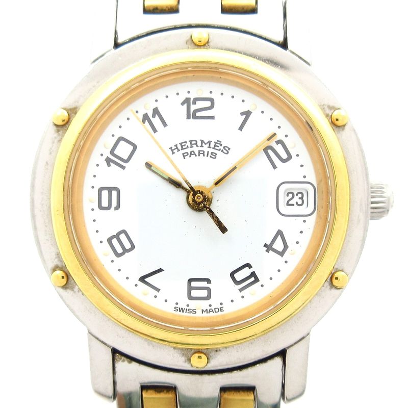 Hermes Watch White Clipper