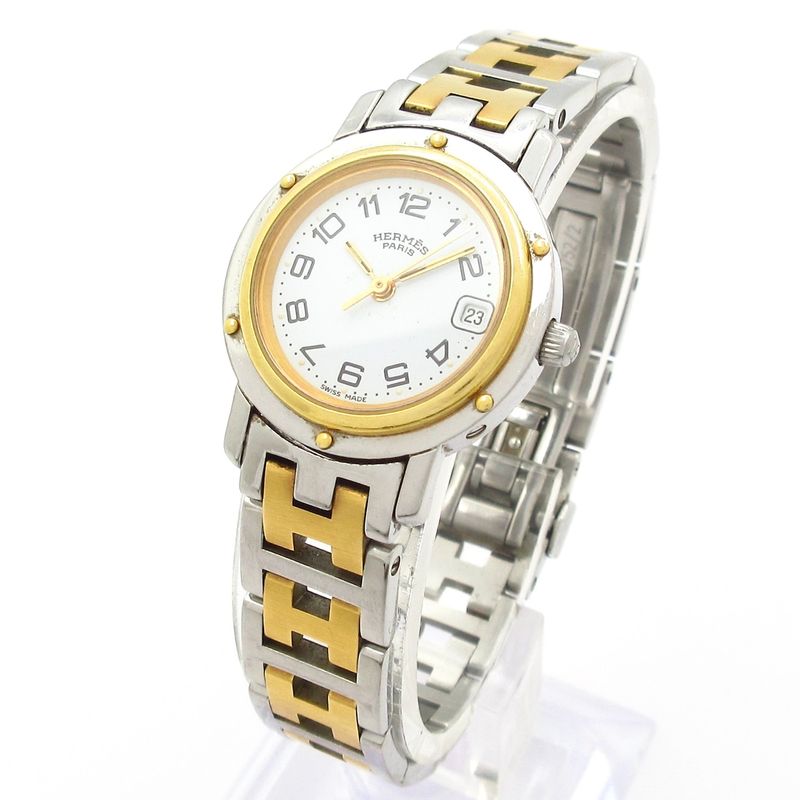 Hermes Watch White Clipper