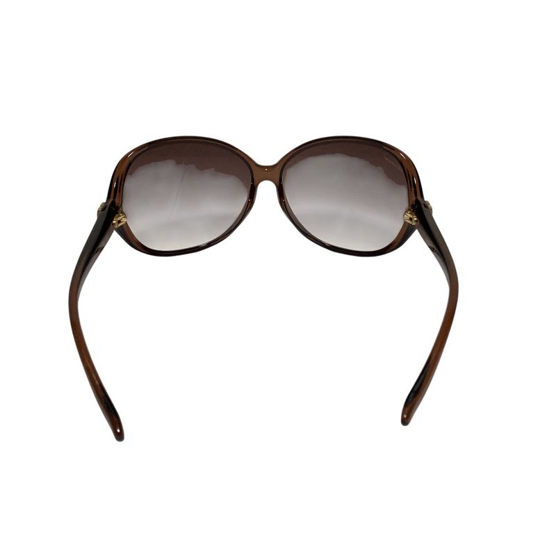 Gucci la Bree Heart Sunglasses S 62 Clear Brown