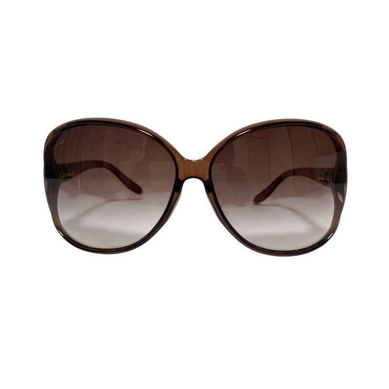 Gucci la Bree Heart Sunglasses S 62 Clear Brown