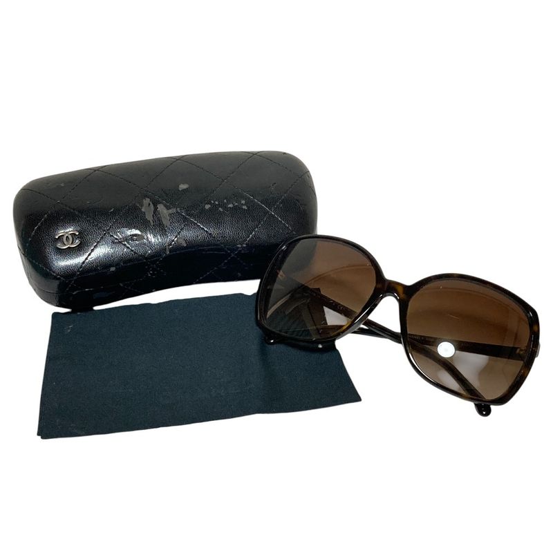 Chanel Sunglasses Brown 60 [brand] Chanel