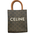 Celine Mini Vertical Triomphe Canvas Cover 2-Way Shoulder Bag