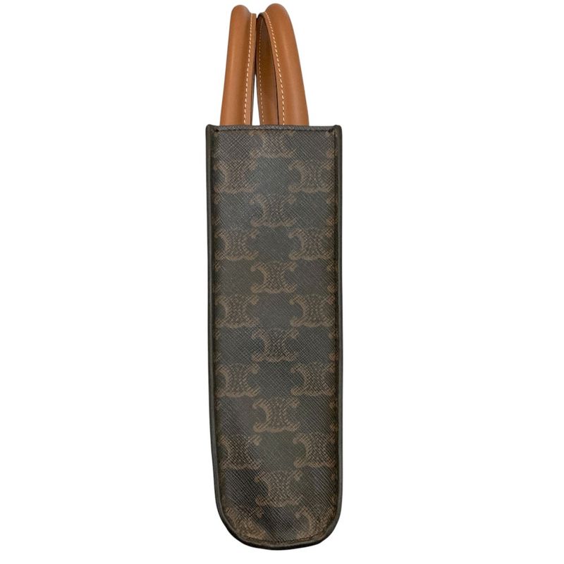 Celine Mini Vertical Triomphe Canvas Cover 2-Way Shoulder Bag