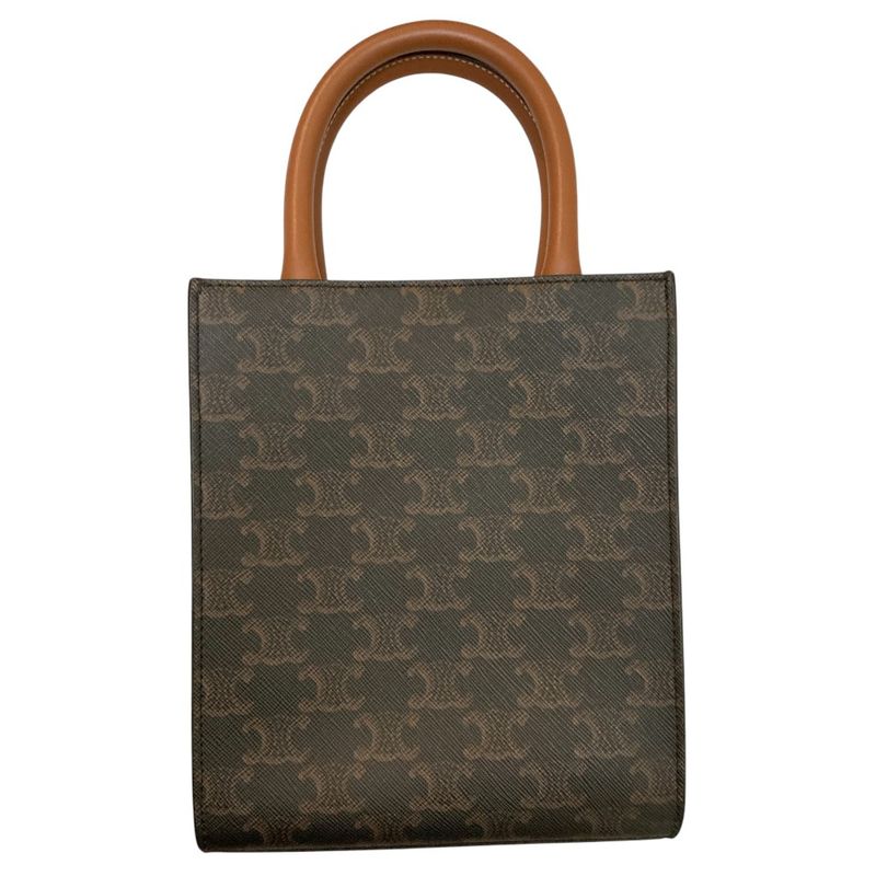Celine Mini Vertical Triomphe Canvas Cover 2-Way Shoulder Bag