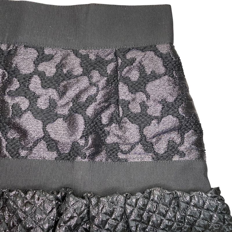 Dolce & Gabbana Jacquard Skirt 40 Black