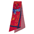 Hermes Silk Maxi Twill Tout en Carre Red Scarf