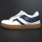 Celine Trainer Low Cut Sneakers Shoes 36 White Navy